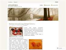 Tablet Screenshot of anyasporol.wordpress.com