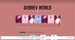 Desktop Screenshot of dobrevic.wordpress.com