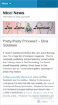Mobile Screenshot of niccinews.wordpress.com