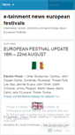Mobile Screenshot of etainmentfestivals.wordpress.com