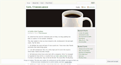 Desktop Screenshot of lifeunrehearsed.wordpress.com
