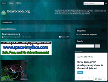 Tablet Screenshot of beavecoon.wordpress.com
