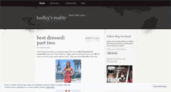 Desktop Screenshot of hadleysreality.wordpress.com