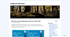 Desktop Screenshot of cellphonereviews14.wordpress.com