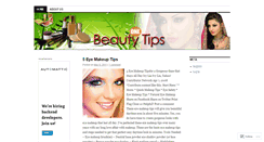 Desktop Screenshot of beautytipsone.wordpress.com