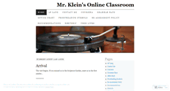 Desktop Screenshot of mrklein.wordpress.com