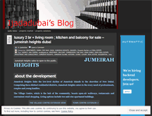 Tablet Screenshot of ijadadubai.wordpress.com