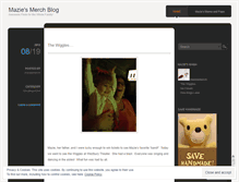 Tablet Screenshot of maziesmerch.wordpress.com