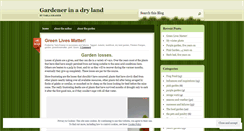 Desktop Screenshot of drylandgarden.wordpress.com