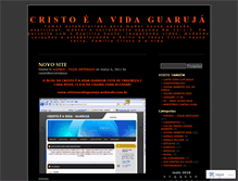 Tablet Screenshot of cristoeavidaguaruja.wordpress.com