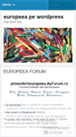 Mobile Screenshot of europeea.wordpress.com