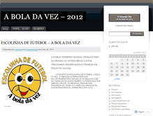 Tablet Screenshot of aboladavez2012.wordpress.com