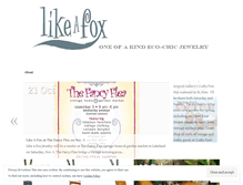 Tablet Screenshot of likeafoxjewelry.wordpress.com