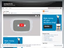 Tablet Screenshot of ninjaclectic.wordpress.com