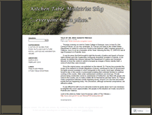 Tablet Screenshot of kitchentableministries.wordpress.com