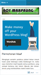 Mobile Screenshot of boymarpaung.wordpress.com