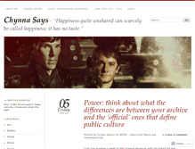 Tablet Screenshot of chynnashley.wordpress.com