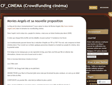 Tablet Screenshot of crowdfundingcinema.wordpress.com