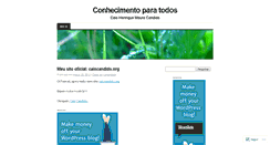 Desktop Screenshot of caiocandido.wordpress.com