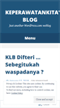 Mobile Screenshot of keperawatankita.wordpress.com