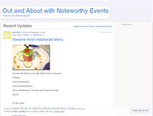 Tablet Screenshot of eventsofinterest.wordpress.com