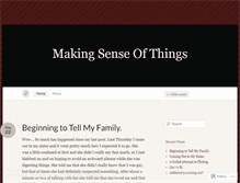Tablet Screenshot of makingsense0fthings.wordpress.com