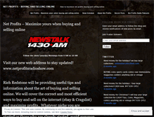 Tablet Screenshot of netprofitsradio.wordpress.com