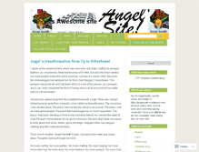 Tablet Screenshot of angelnymth.wordpress.com