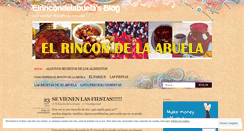 Desktop Screenshot of elrincondelabuela.wordpress.com