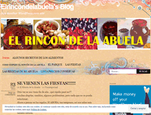 Tablet Screenshot of elrincondelabuela.wordpress.com