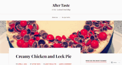 Desktop Screenshot of aftertasteblog.wordpress.com
