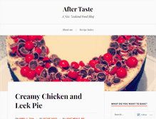 Tablet Screenshot of aftertasteblog.wordpress.com