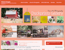 Tablet Screenshot of duckprintsgallery.wordpress.com