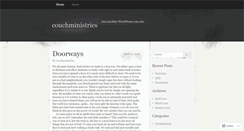 Desktop Screenshot of couchministries.wordpress.com