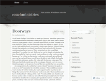 Tablet Screenshot of couchministries.wordpress.com