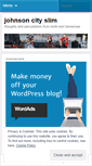 Mobile Screenshot of johnsoncityslim.wordpress.com