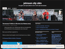 Tablet Screenshot of johnsoncityslim.wordpress.com