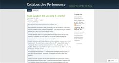 Desktop Screenshot of colperf.wordpress.com
