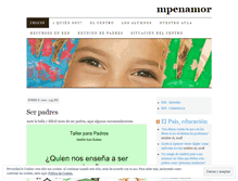 Tablet Screenshot of mpenamor.wordpress.com
