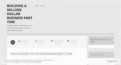 Desktop Screenshot of hotmommas.wordpress.com