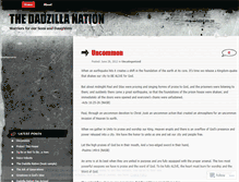 Tablet Screenshot of dadzillanation.wordpress.com