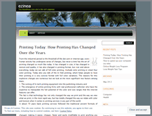 Tablet Screenshot of ezinea.wordpress.com