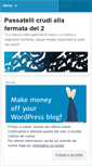 Mobile Screenshot of passatellicrudiallafermatadel2.wordpress.com