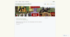 Desktop Screenshot of kentanthropology.wordpress.com