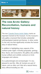 Mobile Screenshot of canadianmuseumofnature.wordpress.com