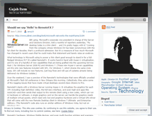 Tablet Screenshot of gajahitem.wordpress.com