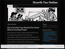 Tablet Screenshot of hearthtax.wordpress.com