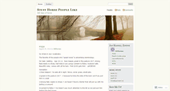 Desktop Screenshot of 365horses.wordpress.com
