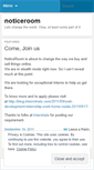 Mobile Screenshot of noticeroom.wordpress.com