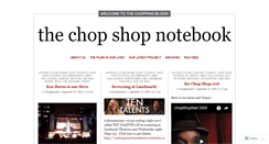 Desktop Screenshot of chopshopstudios.wordpress.com